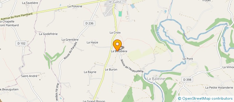 localisation de l'entreprise MONSIEUR ANDRE LEBRETON  SAINT-DENIS-LE-GAST