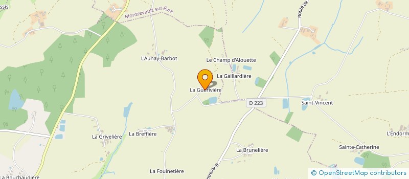 localisation de l'entreprise MONSIEUR ANDRE LEBRUN à BEAUPREAU-EN-MAUGES