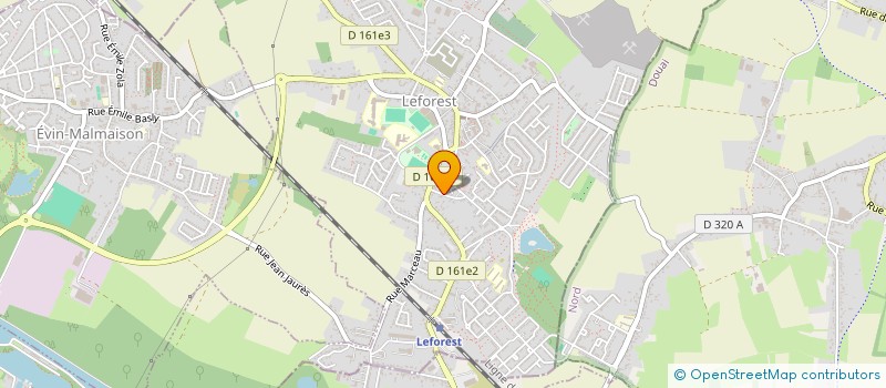 localisation de l'entreprise MONSIEUR ANDRE LEBRUN  LEFOREST