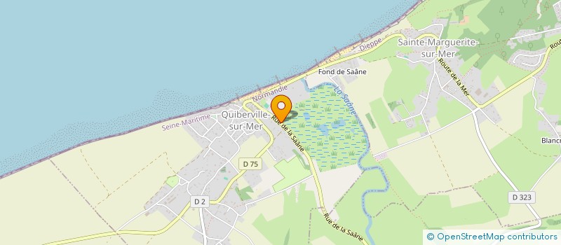 localisation de l'entreprise MONSIEUR ANDRE LECANU à QUIBERVILLE-SUR-MER