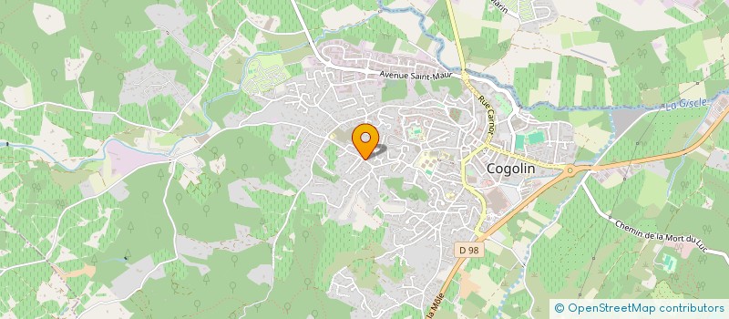 localisation de l'entreprise MONSIEUR ANDRE LECHENAULT à COGOLIN