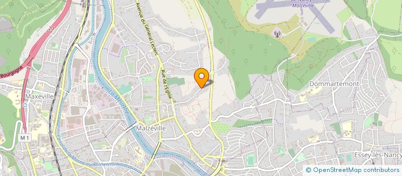 localisation de l'entreprise MONSIEUR ANDRE LECOMTE  MALZEVILLE