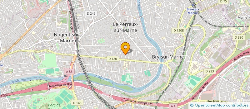 localisation de l'entreprise MONSIEUR ANDRE LECONTE à LE PERREUX-SUR-MARNE