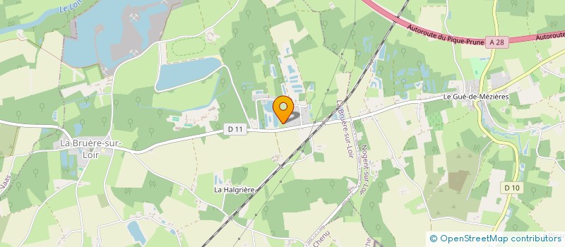 localisation de l'entreprise MONSIEUR ANDRE LECONTE à LA BRUERE-SUR-LOIR