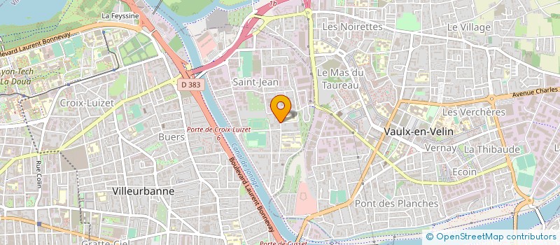 localisation de l'entreprise MONSIEUR ANDRE LECUYER  VILLEURBANNE