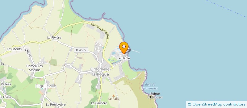 localisation de l'entreprise MONSIEUR ANDRE LEFEBVRE  LA HAGUE