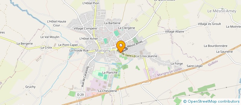 localisation de l'entreprise MONSIEUR ANDRE LEFEVRE  MARIGNY-LE-LOZON