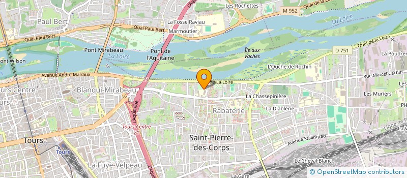 localisation de l'entreprise MONSIEUR ANDRE LEGENDRE  SAINT-PIERRE-DES-CORPS