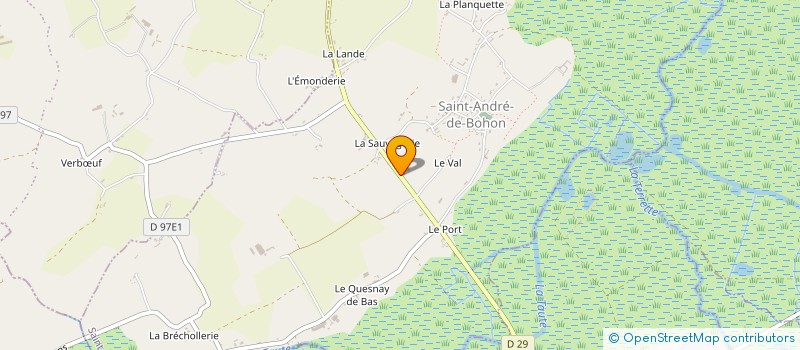 localisation de l'entreprise MONSIEUR ANDRE LEGIGAN  SAINT-ANDRE-DE-BOHON