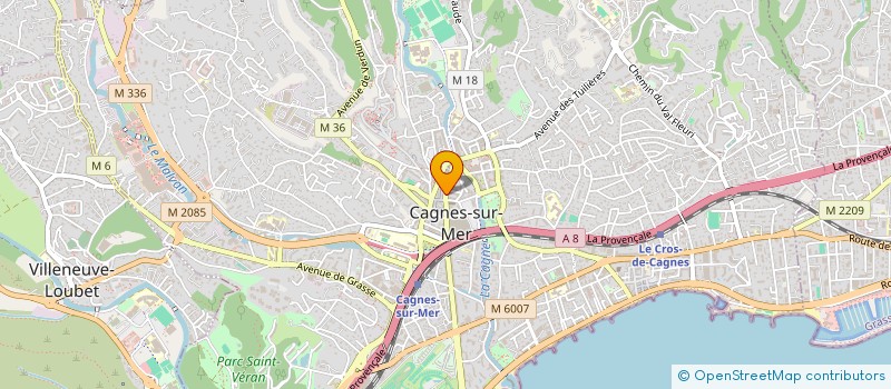 localisation de l'entreprise MONSIEUR ANDRE LEGLOUANEC à CAGNES-SUR-MER
