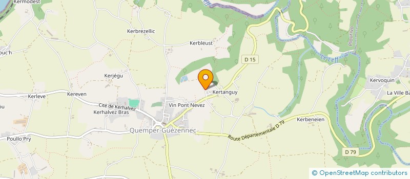 localisation de l'entreprise MONSIEUR ANDRE LEGOUEZ à QUEMPER GUEZENNEC