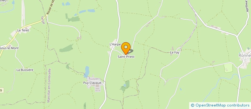 localisation de l'entreprise MONSIEUR ANDRE LEGOUX  ARPHEUILLES-SAINT-PRIEST