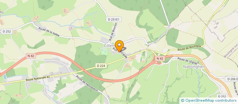 localisation de l'entreprise MONSIEUR ANDRE LEGRAND  COLEMBERT