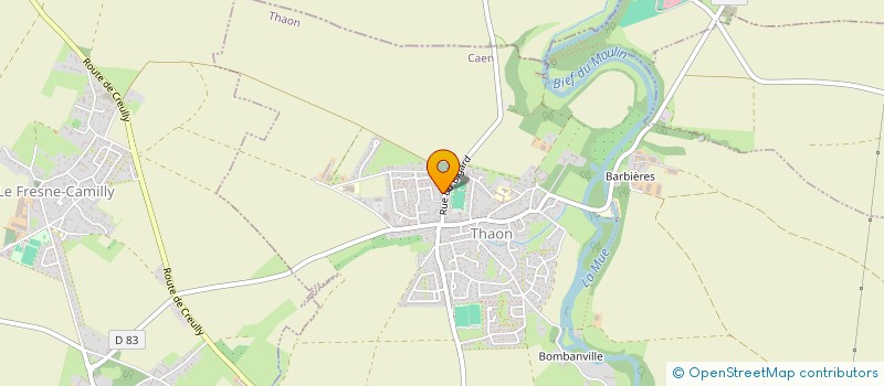 localisation de l'entreprise MONSIEUR ANDRE LEGRIFFON  THAON