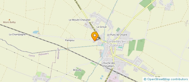 localisation de l'entreprise MONSIEUR ANDRE LELIEVRE à CORBEILLES