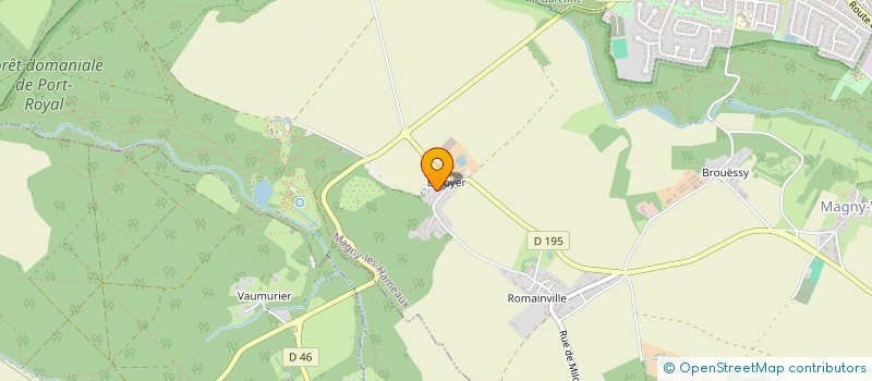 localisation de l'entreprise MONSIEUR ANDRE LELIEVRE  MAGNY-LES-HAMEAUX