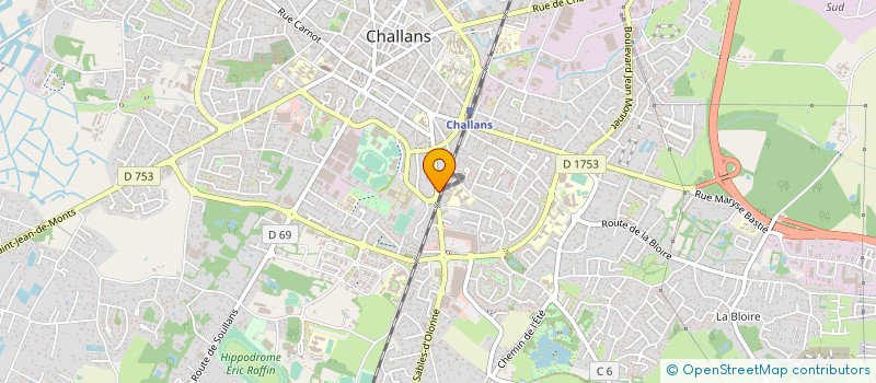 localisation de l'entreprise MONSIEUR ANDRE LELUC à CHALLANS