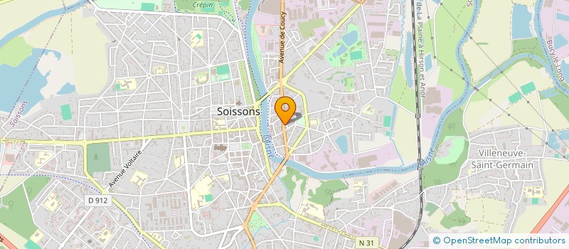 localisation de l'entreprise MONSIEUR ANDRE LEMAIRE à SOISSONS