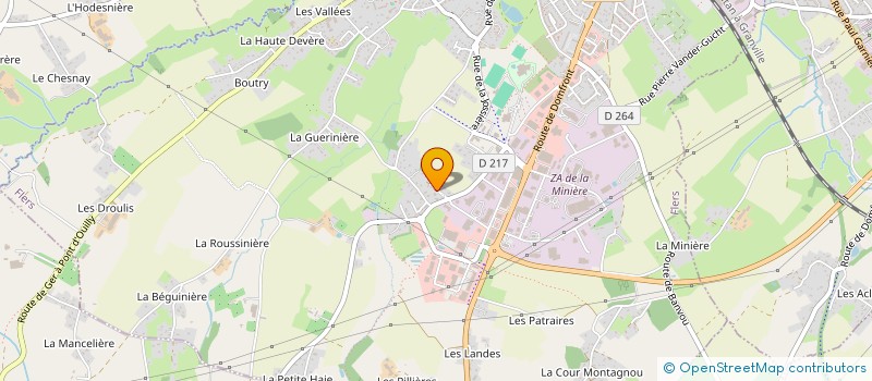 localisation de l'entreprise MONSIEUR ANDRE LEMARCHAND à CERISY-BELLE-ETOILE