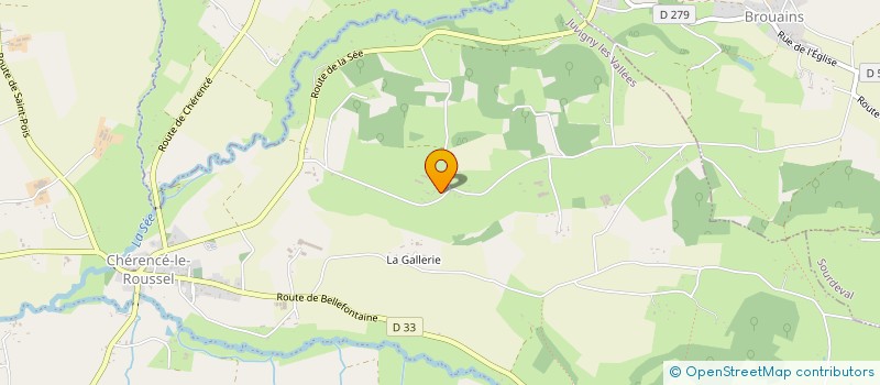 localisation de l'entreprise MONSIEUR ANDRE LEMARTINEL  JUVIGNY LES VALLEES