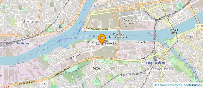 localisation de l'entreprise MONSIEUR ANDRE LEMASSON  REZE