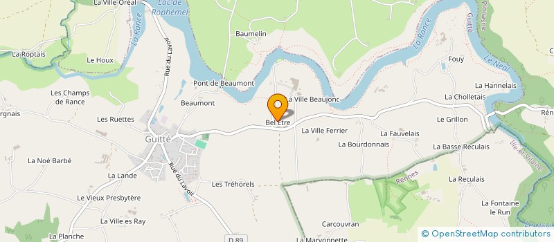 localisation de l'entreprise MONSIEUR ANDRE LEMEILLEUR à GUITTE