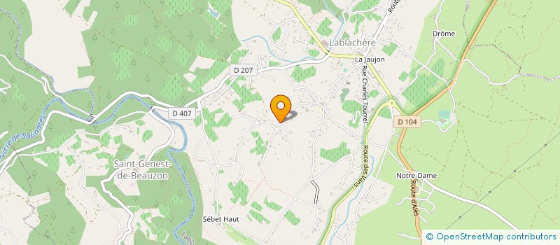 localisation de l'entreprise MONSIEUR ANDRE LEMOIGNE  LABLACHERE