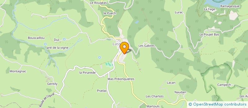 localisation de l'entreprise MONSIEUR ANDRE LEMOUZY  LASSOUTS