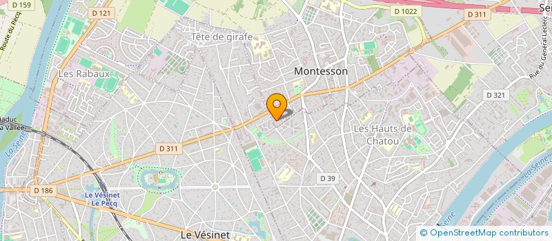 localisation de l'entreprise MONSIEUR ANDRE LENOIR  MONTESSON