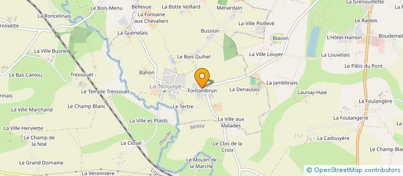 localisation de l'entreprise MONSIEUR ANDRE LEPAGE à LA NOUAYE