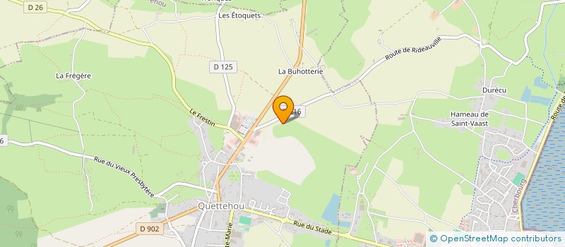 localisation de l'entreprise MONSIEUR ANDRE LEPETIT  QUETTEHOU