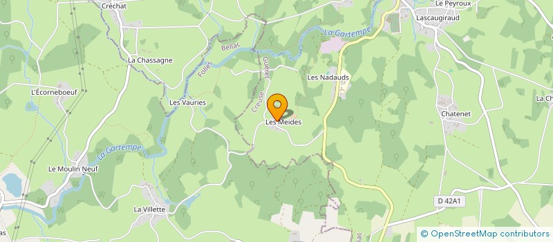 localisation de l'entreprise MONSIEUR ANDRE LEPRIEUR à FURSAC