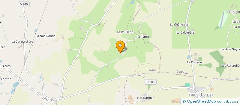 localisation de l'entreprise MONSIEUR ANDRE LERICHE à TRANS