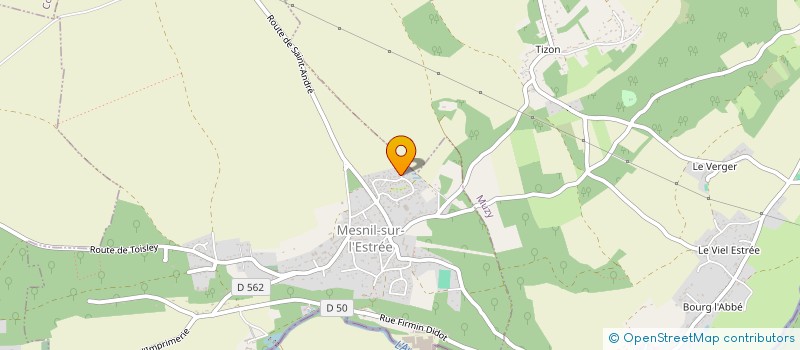 localisation de l'entreprise MONSIEUR ANDRE LEROY  MESNIL-SUR-L'ESTREE