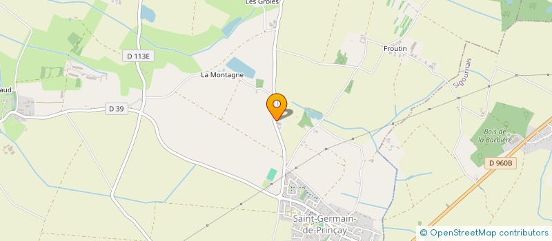 localisation de l'entreprise MONSIEUR ANDRE LEROY  SAINT-GERMAIN-DE-PRINCAY