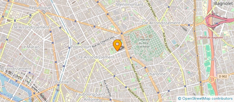 localisation de l'entreprise MONSIEUR ANDRE LEROYER à PARIS