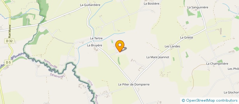 localisation de l'entreprise MONSIEUR ANDRE LEROYER à SAINT MARS D'EGRENNE