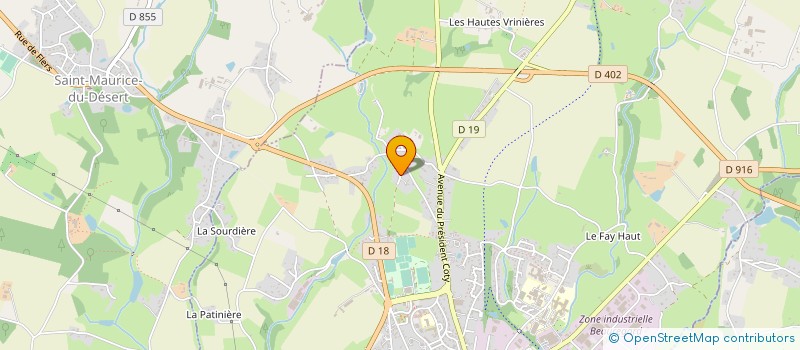 localisation de l'entreprise MONSIEUR ANDRE LESELLIER à LA FERTE MACE