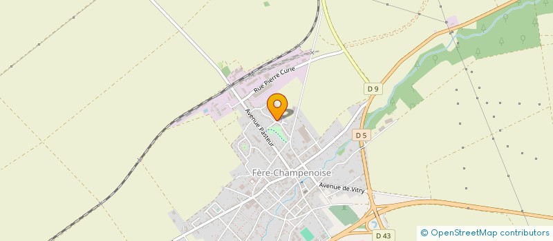 localisation de l'entreprise MONSIEUR ANDRE LESPRIT  FERE-CHAMPENOISE