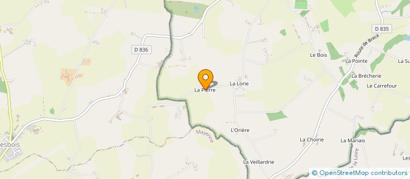 localisation de l'entreprise MONSIEUR ANDRE LETISSIER  SAINT-MARS D EGRENNE