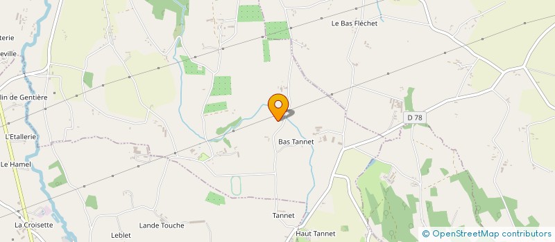 localisation de l'entreprise MONSIEUR ANDRE LETRANCHANT  SAINT-SENIER-DE-BEUVRON