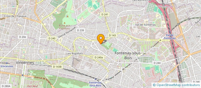 localisation de l'entreprise MONSIEUR ANDRE LETUVE à FONTENAY-SOUS-BOIS