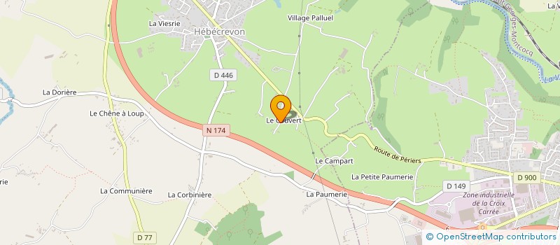 localisation de l'entreprise MONSIEUR ANDRE LEVENARD  THEREVAL