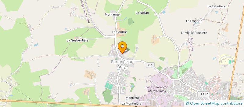 localisation de l'entreprise MONSIEUR ANDRE LEVEQUE  PARIGNE-SUR-BRAYE