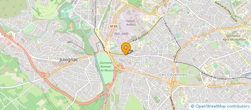 localisation de l'entreprise MONSIEUR ANDRE LEVRERO à MONTPELLIER