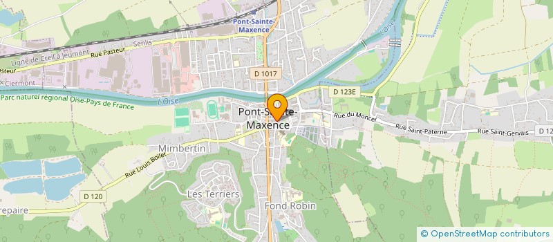 localisation de l'entreprise MONSIEUR ANDRE LEZIER à PONT-SAINTE-MAXENCE