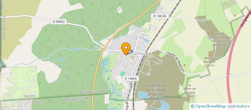 localisation de l'entreprise MONSIEUR ANDRE LHOMME  DANNES