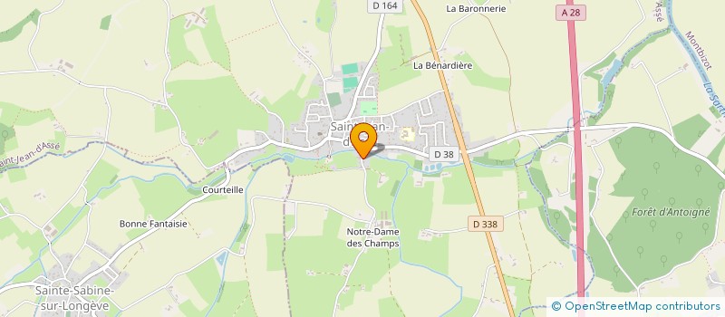 localisation de l'entreprise MONSIEUR ANDRE LHUISSIER  SAINT-JEAN-D'ASSE