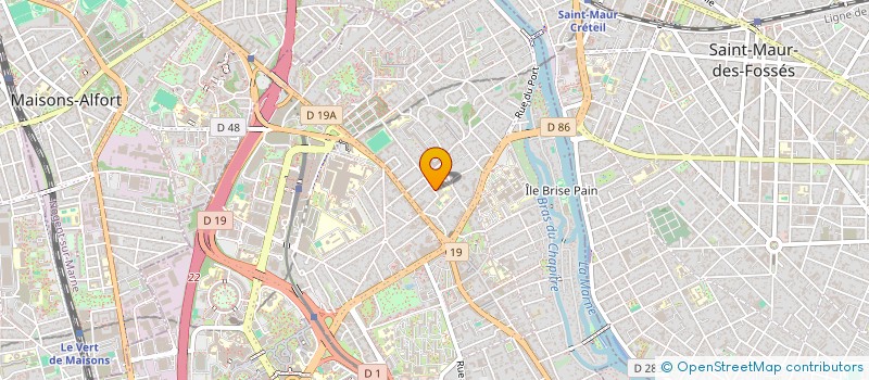 localisation de l'entreprise MONSIEUR ANDRE LIENNARD  CRETEIL