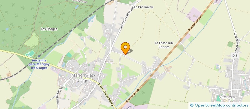 localisation de l'entreprise MONSIEUR ANDRE LIGER à MARIGNY-LES-USAGES
